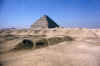 the Saqquara Pyramid seen from the desert