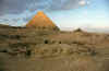 sunset at the pyramids